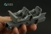 Quinta Studio QDS-32156 F/A-18D late 3D-Printed & coloured Interior on decal paper (Academy) (Small version) 1/32